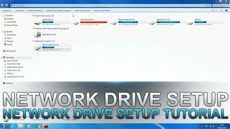 Setting Up a Shared Network Drive