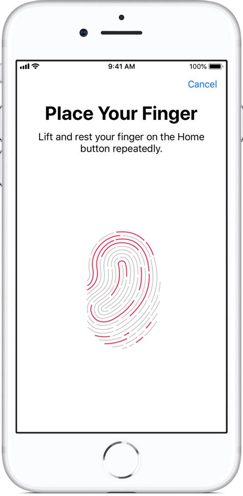 Setting up Face or Touch ID