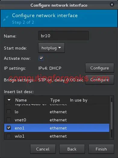 Setting up KVM and Configuring Network Bridges