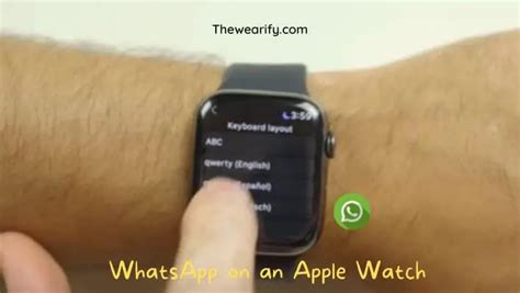 Setting up WhatsApp on your Apple Watch SE