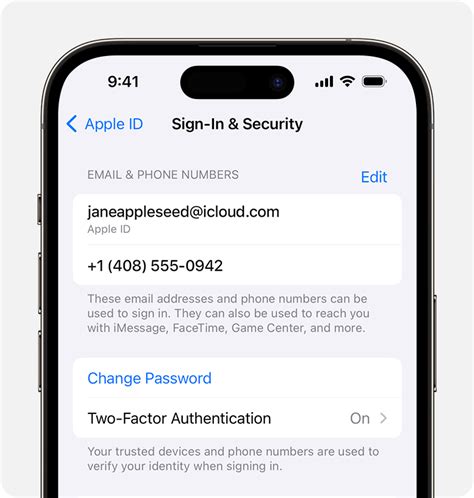 Setting up Your Apple ID and Password