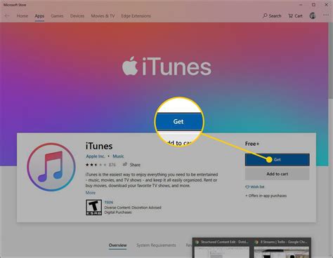 Setting up iTunes on your Windows device