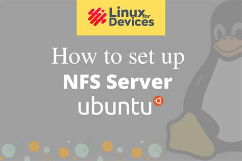 Setting up the NFS server on your Linux machine