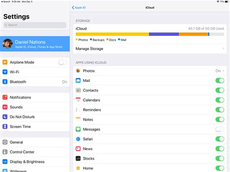 Setting up your iPad Pro with iCloud