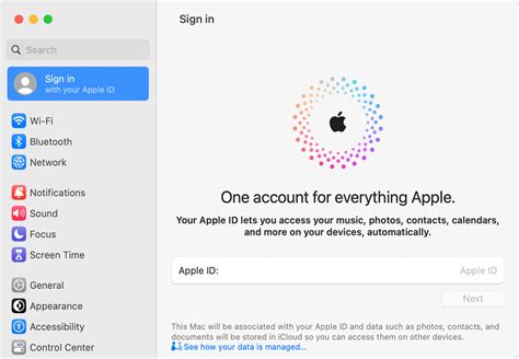 Signing in to iCloud with your Apple ID