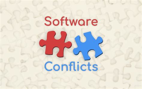 Software conflicts and driver problems