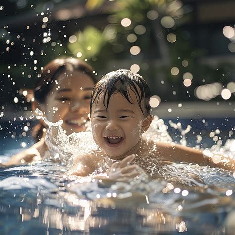 Splashing Away the Summer Heat: Joyful Moments in the Pool