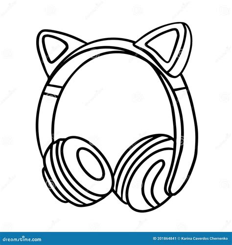 Step 1: Outlining the Shape of the Cat Headphones