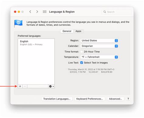 Step 2: Choose Your Preferred Language & Regional Settings