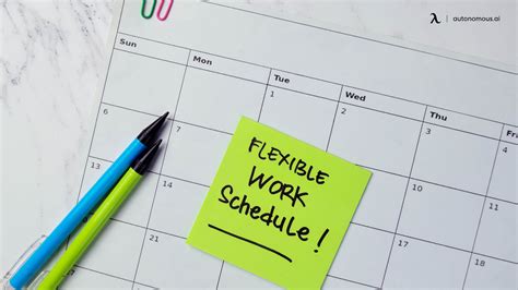 Step 2: Customizing the Collaborative Work Schedule