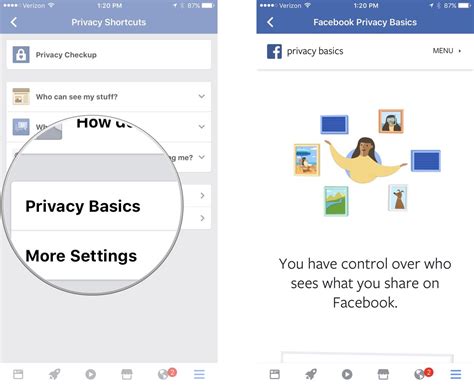 Step 3: Customize your Privacy Settings