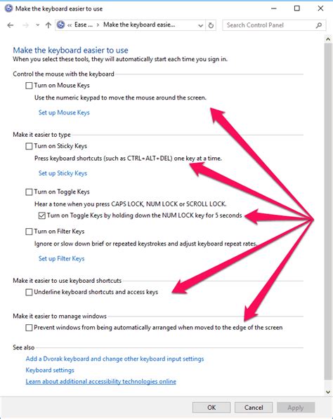 Step 3: Selecting the Keyboard Option