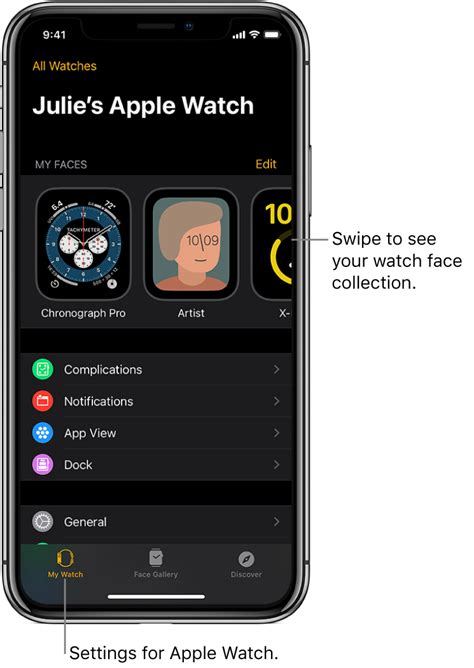 Step 3: Utilizing the Apple Watch App on your iPhone