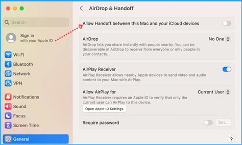 Step 5: Disable Handoff on both devices