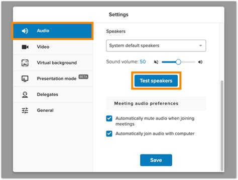 Step 5: Testing your Audio Devices