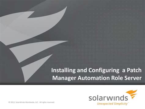 Step-by-Step Guide: Installing and Configuring SolarWinds on a Linux Server