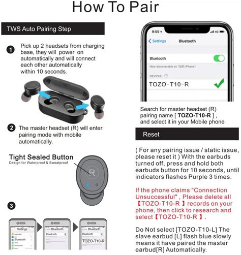 Step-by-Step Guide: Pairing the First Wireless Earpiece