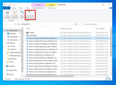 Step-by-Step Procedure for Restoring Deleted Files on Windows