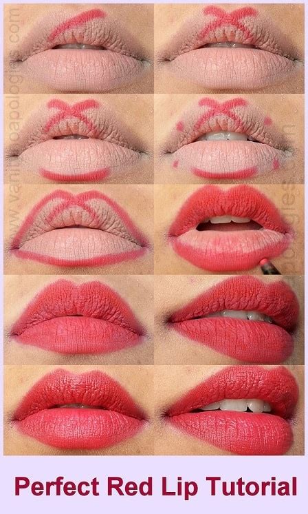 Step-by-Step Tutorial: Applying Ravishing Crimson Lipstick