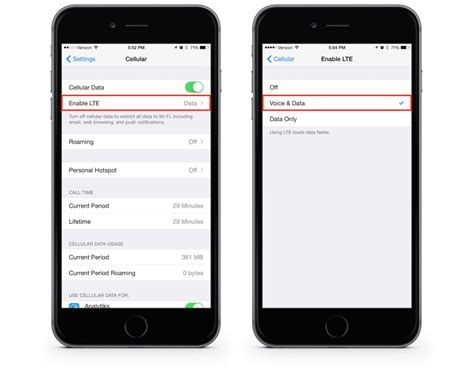 Step-by-step guide to check if Voice over LTE (VoLTE) is enabled on your iOS device