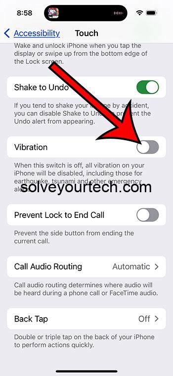 Step-by-step guide to turning off all vibrations on your Apple device