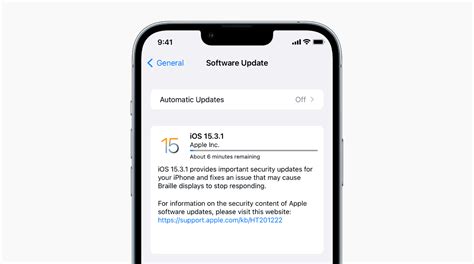 Stopping the Ongoing iOS Update