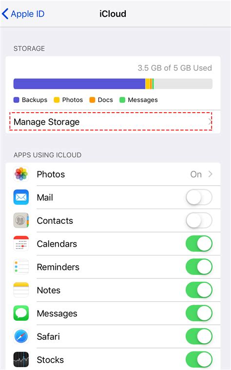 Storage and iCloud Integration