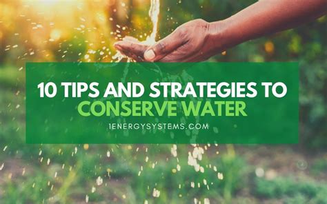 Strategies for Mitigation and Sustainable Water Usage