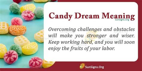 Sugarcoated Messages: Exploring the Symbolism of Candy in Dream Analysis