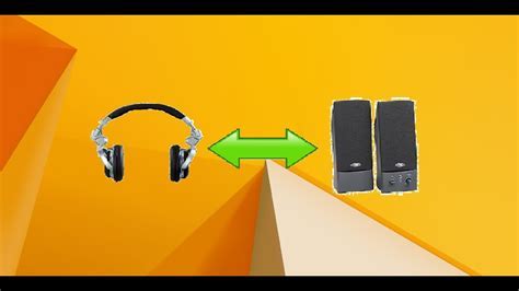 Switching between earphones and device speakers