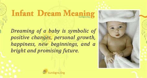 Symbolism of Embracing an Infant Son in Dreams