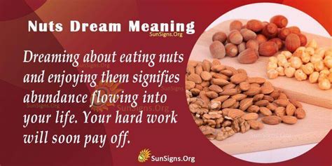 Symbolism of Nuts in Dreams