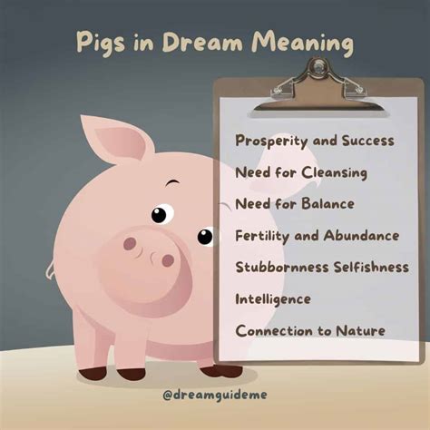 Symbolism of Pigs in Dreams