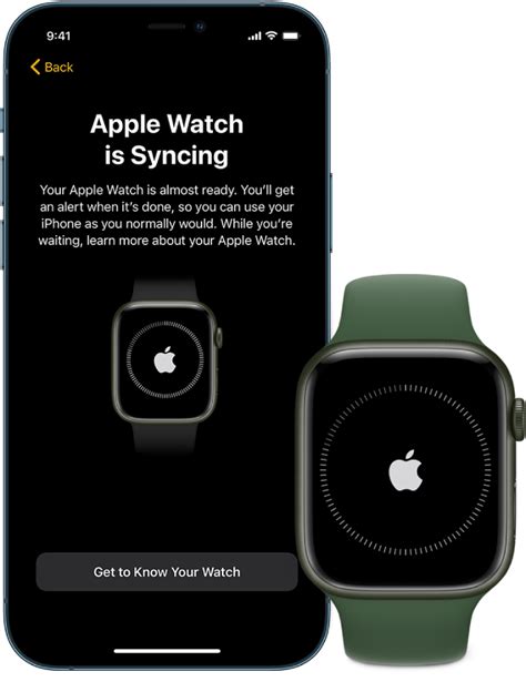 Syncing Apple Watch with iPhone
