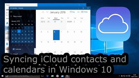 Syncing Contacts and Calendars with iCloud