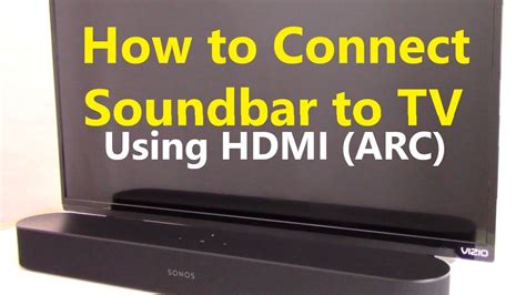 Syncing Sound through a Soundbar: