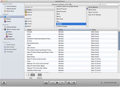 Syncing and Accessing Your iTunes Library