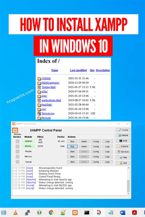 System Requirements and Preparations for XAMPP Installation on Windows 10