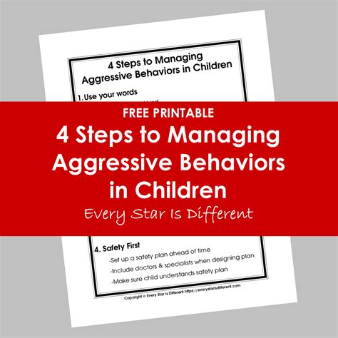 Taking Action: Steps to Addressing Aggressive Behavior