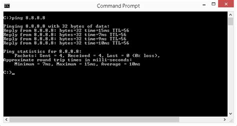 Test connectivity using command line tools