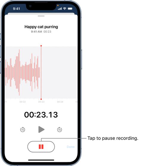 Testing the Mic with the In-Built Voice Recording App