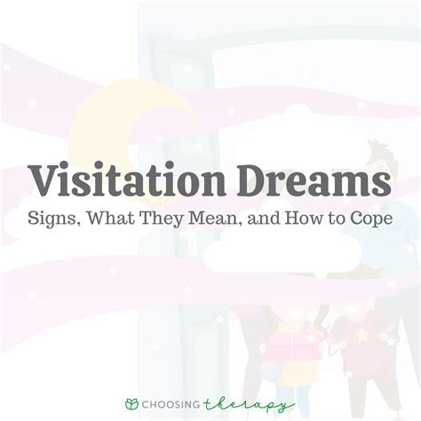 The Distinction Between a Normal Dream and a Visitation Dream