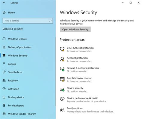 The Effective Use of the Advanced Protection Features in Windows Security