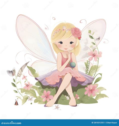 The Elegance of a Winged Fairy: An Enchanting Vision