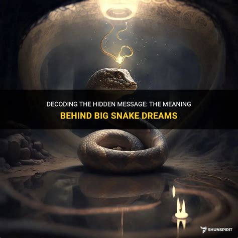 The Hidden Meanings: Decoding the Symbolism of Serpent Dreams