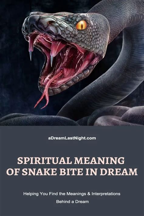 The Hidden Meanings of Serpent Bite Visions