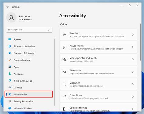 The Impact of Accessibility Settings