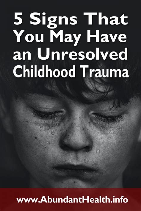 The Impact of Unresolved Childhood Emotional Connections