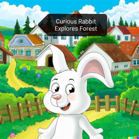 The Inquisitive Rabbit Explores an Enigmatic Forest