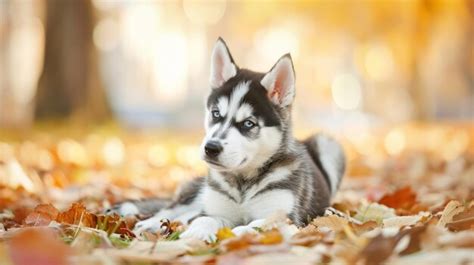 The Magic of Rest: Beholding a Serene and Enchanting Husky Pup